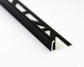 Emser Tile Signature Series ZBL300-416-10025 Edge Protector Trim, Aluminum, Matte Black